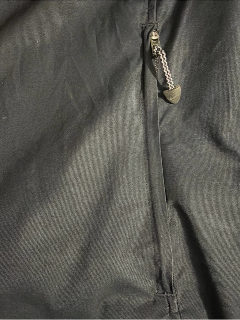Nike Golf Black V Neck Size XL Windbreaker Jacket Pullover Large Rain Jacket - Picture 9 of 11